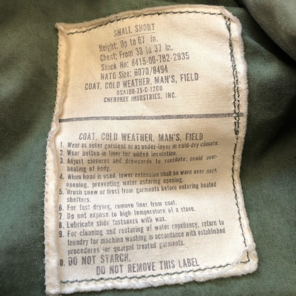 Vintage Vietnam Field Coat - Picture 4 of 8
